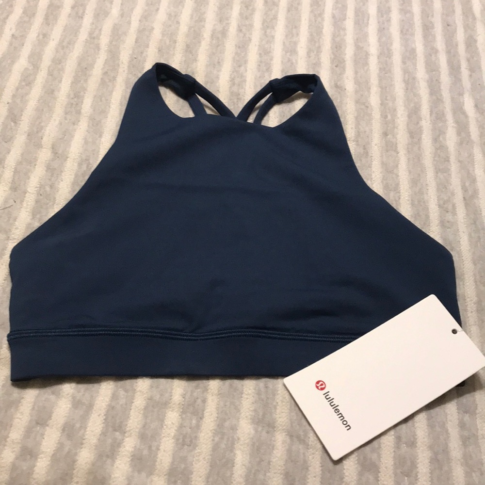 🚫SOLD🚫Lululemon Energy Bra, Night Diver/size 6